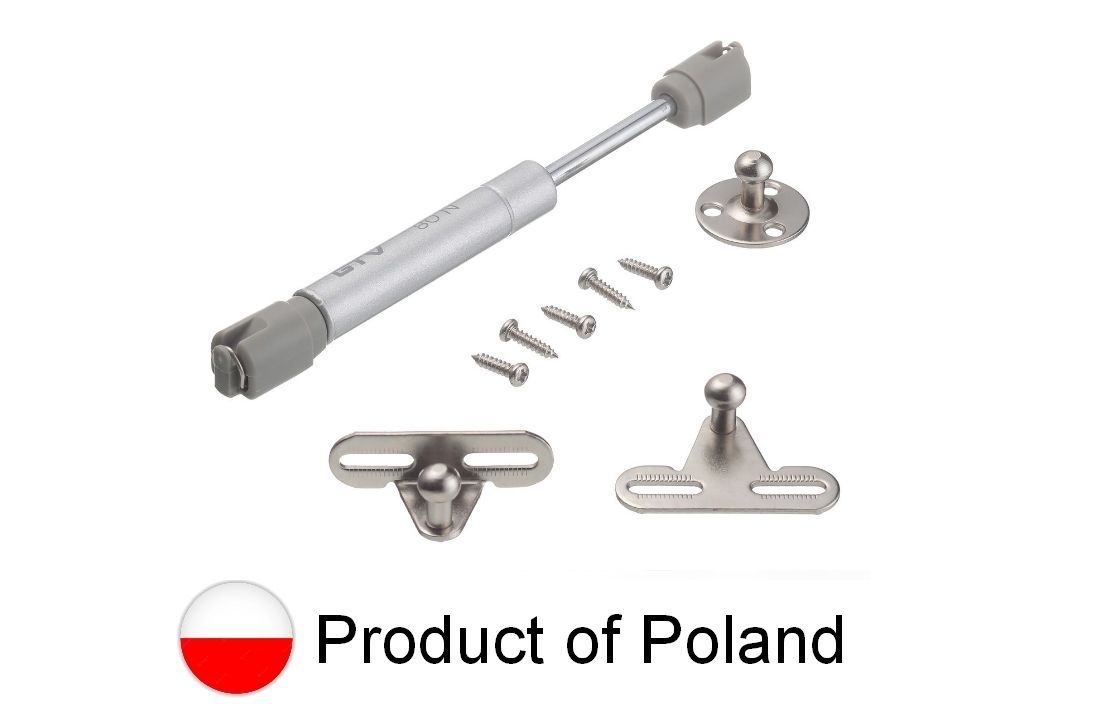 2 шт - Газлифт мебельный короткий (GTV 80N) - 2шт