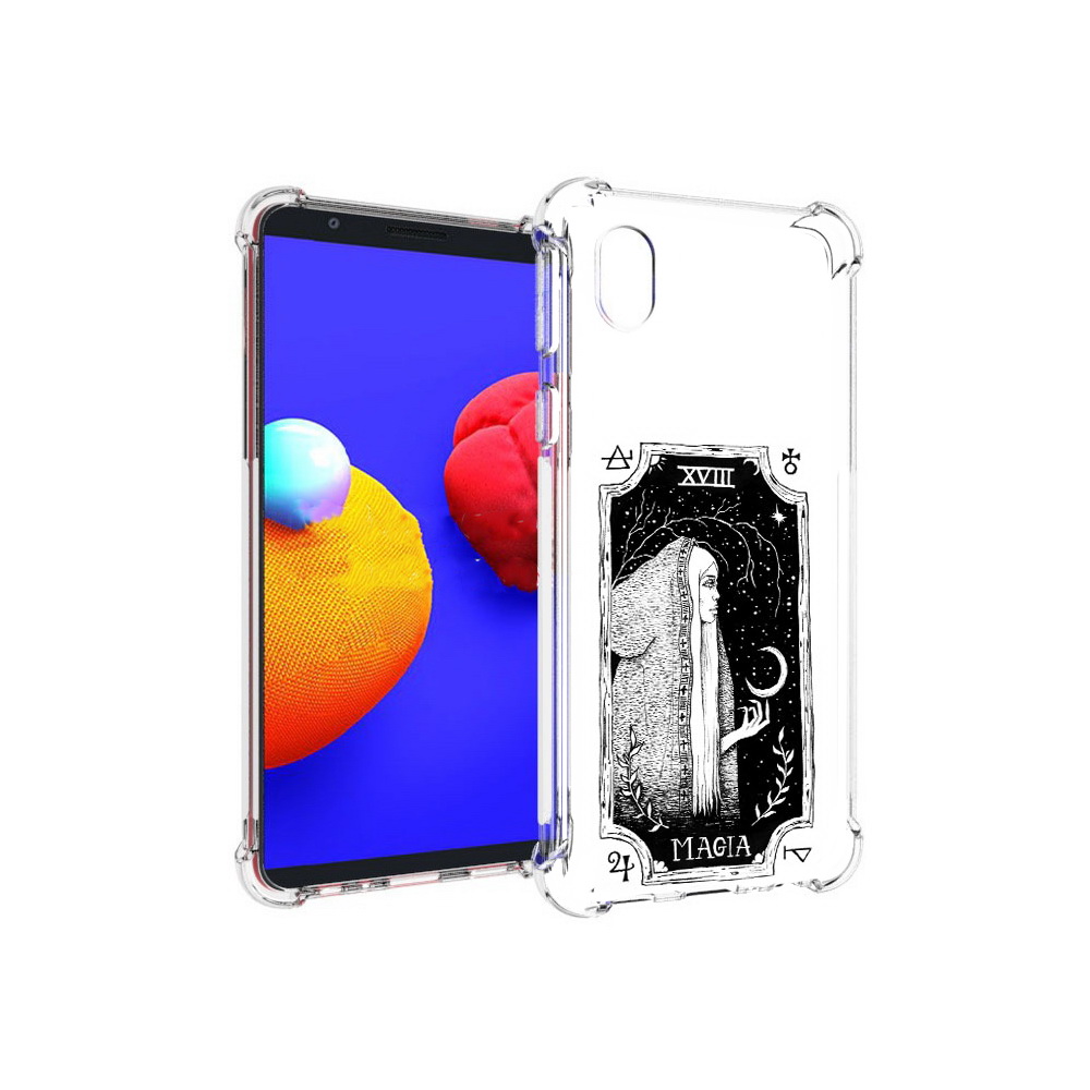 

Чехол MyPads Tocco для Samsung Galaxy A01 Core лунная магия (PT151825.477.447), Прозрачный, Tocco