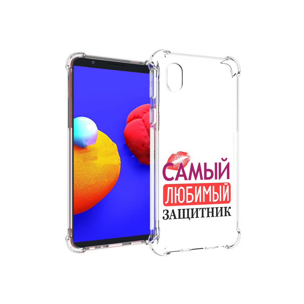 

Чехол MyPads Tocco для Samsung Galaxy A01 Core любимый защитник (PT151825.477.451), Прозрачный, Tocco