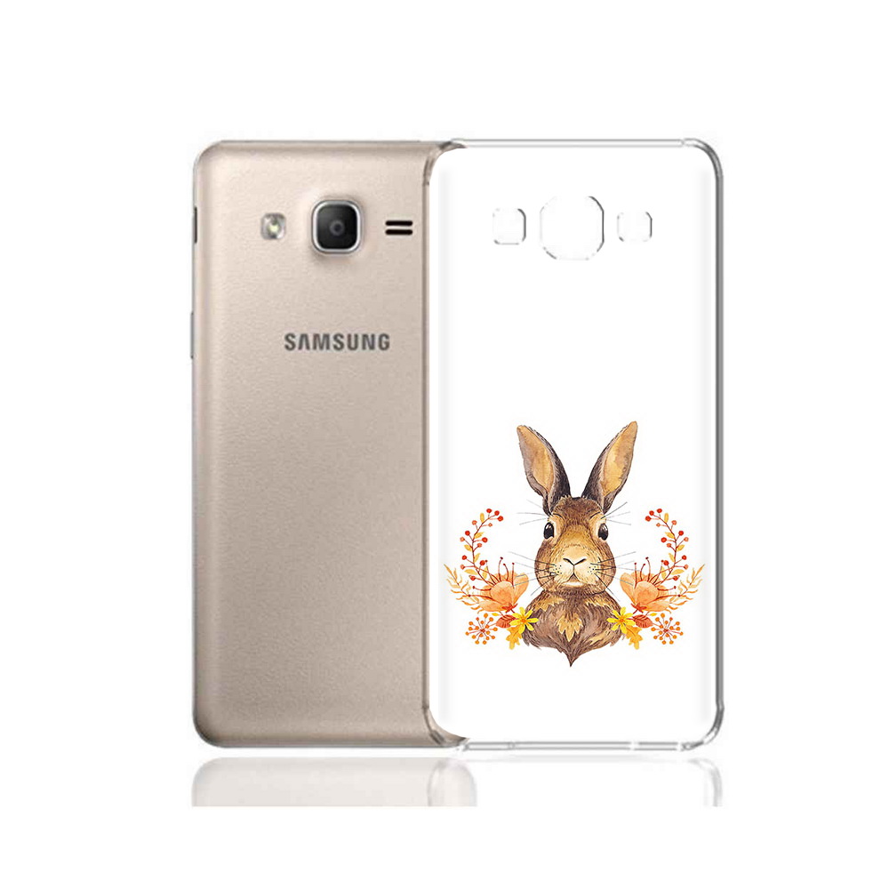 

Чехол MyPads Tocco для Samsung Galaxy A7 (2015) зайка в цветах (PT11625.595.349), Прозрачный, Tocco