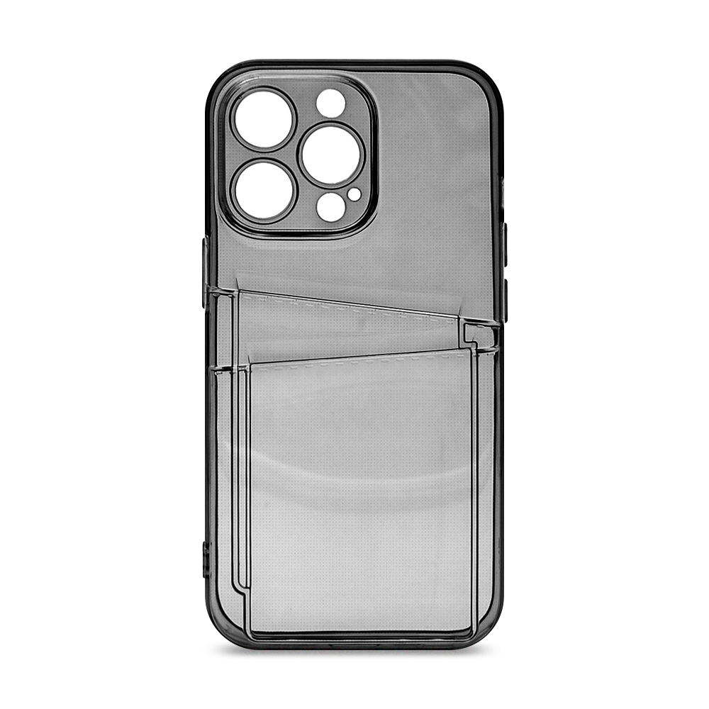 

Чехол с картхолдером на Apple iPhone 13 Pro черный, KSHL-143