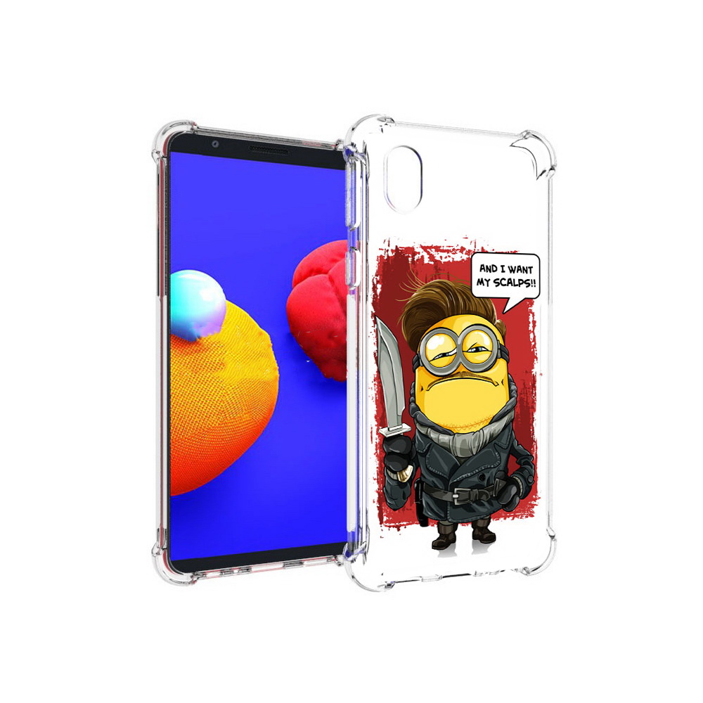 Чехол MyPads Tocco для Samsung Galaxy A01 Core миньон убийца (PT151825.477.477)