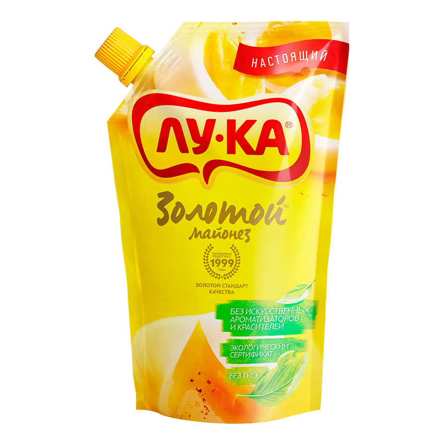 Майонез Лу-Ка Золотой 60% 400 мл