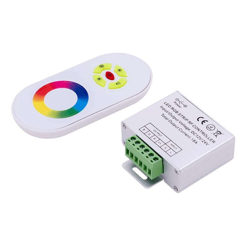 Контроллер-регулятор цвета RGB с пультом ДУ SWG RF-RGB-S5-18A RF RGB