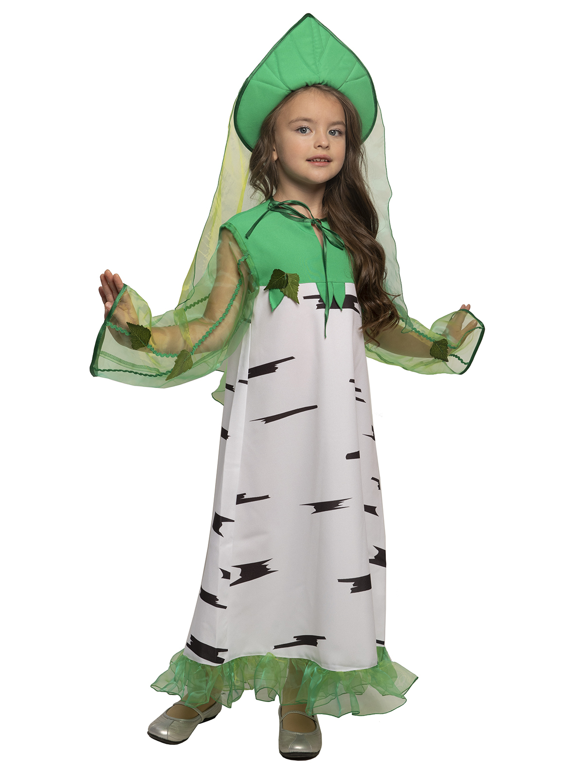 Детский карнавальный костюм Вестифика Березка арт. 106 037 116 детский нагрудник с рукавами nuuroo luna carnival train карнавальный поезд