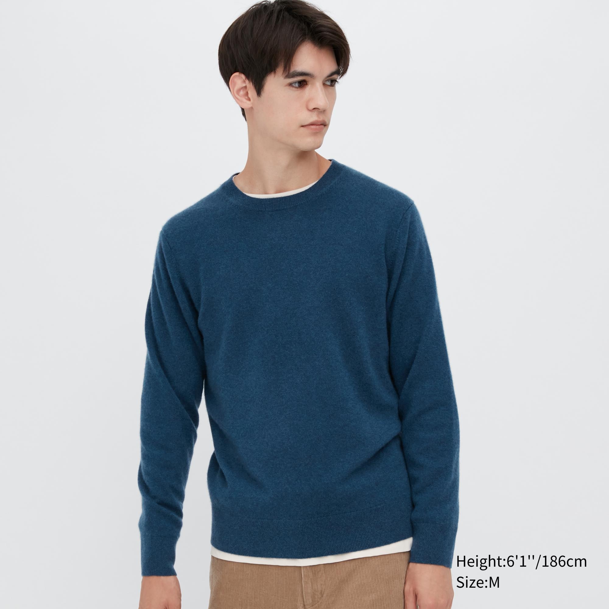 

Джемпер мужской UNIQLO 450543COL66 синий L (доставка из-за рубежа), 450543COL66