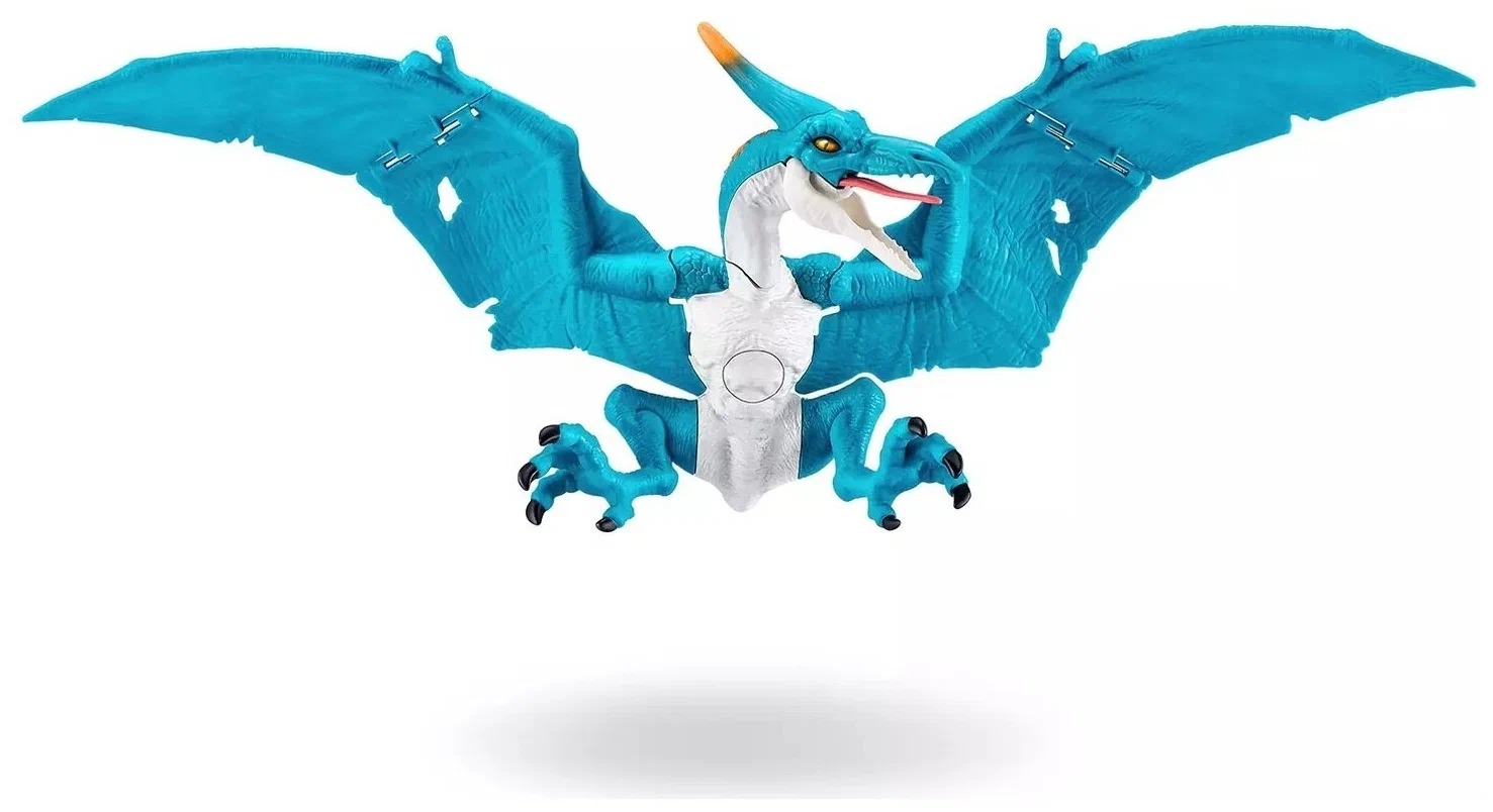 

Интерактивная игрушка Robo Alive Динозавр Dino action pterodactyl, Голубой