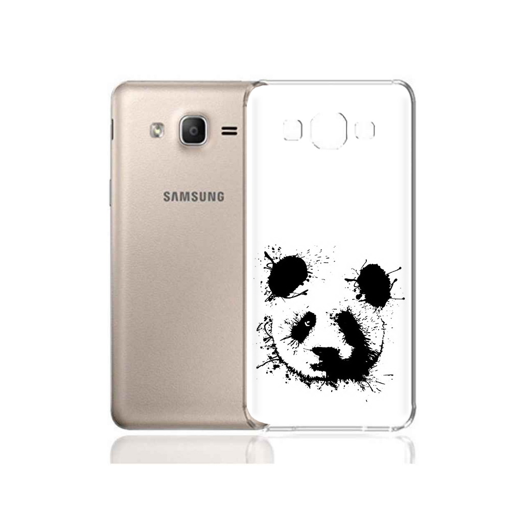 

Чехол MyPads Tocco для Samsung Galaxy A7 (2015) клякса-панда (PT11625.595.389), Прозрачный, Tocco