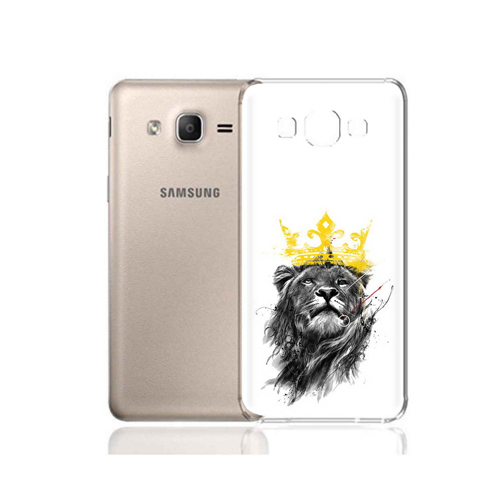 

Чехол MyPads Tocco для Samsung Galaxy A7 (2015) король-лев (PT11625.595.391), Прозрачный, Tocco