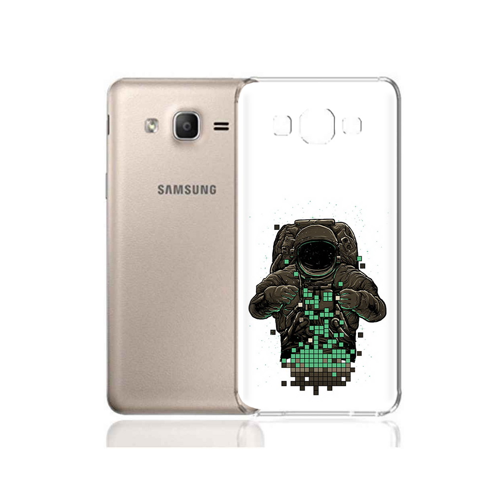 

Чехол MyPads Tocco для Samsung Galaxy A7 (2015) космонавт с пикселями (PT11625.595.394), Прозрачный, Tocco