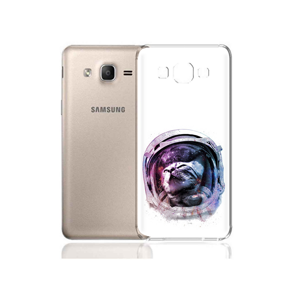 

Чехол MyPads Tocco для Samsung Galaxy A7 (2015) кот в шлеме (PT11625.595.396), Прозрачный, Tocco