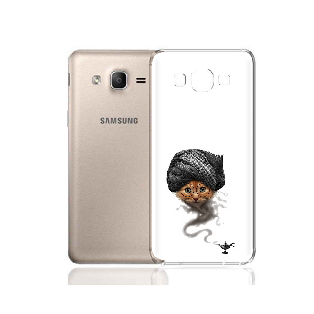 

Чехол MyPads Tocco для Samsung Galaxy A7 (2015) кот джин (PT11625.595.398), Прозрачный, Tocco