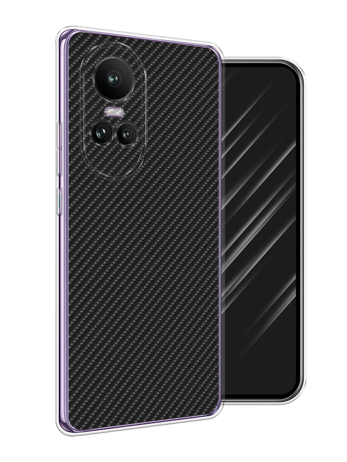 

Чехол Awog на Oppo Reno 10 Global "Черный карбон", 2514850-1