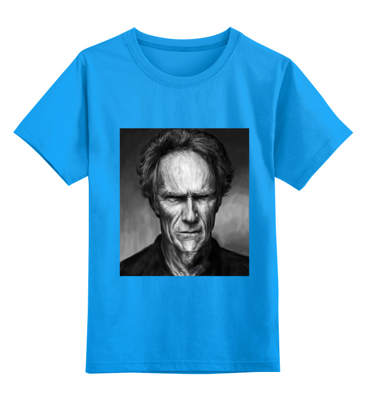 

Футболка детская Printio Клинт иствуд / clint eastwood цв. голубой р. 104, Клинт иствуд / clint eastwood