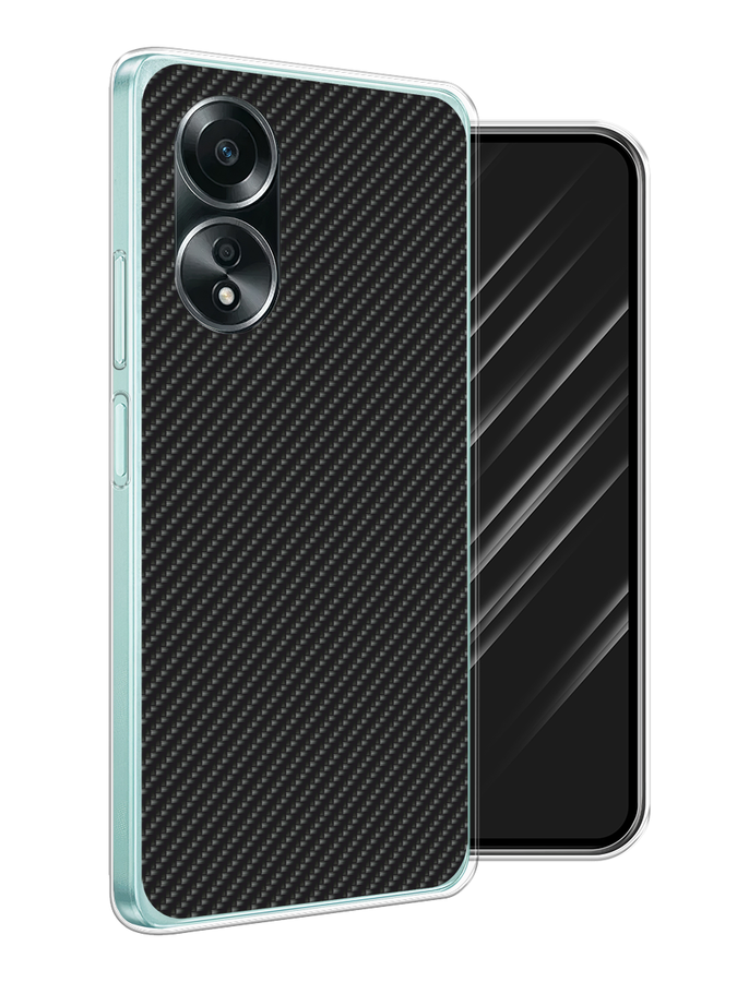 

Чехол Awog на Oppo A58 4G "Черный карбон", 2514950-1