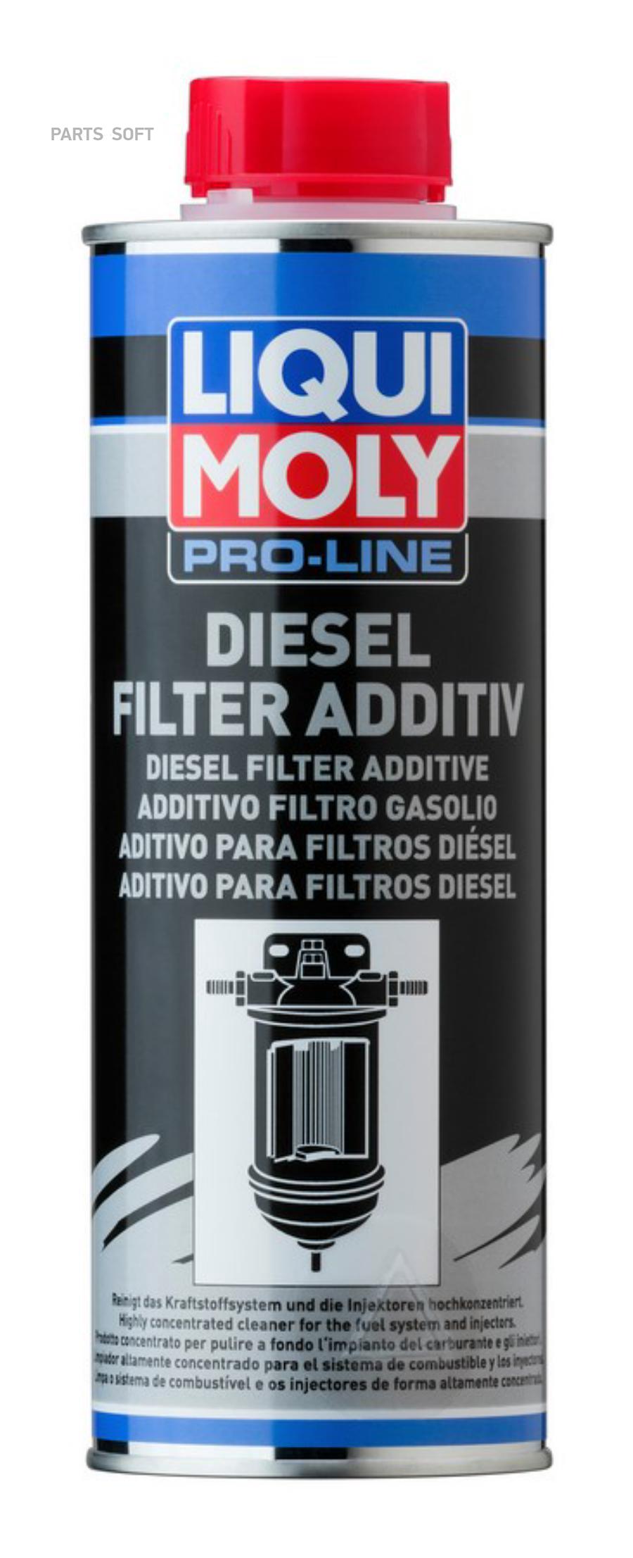 LIQUI MOLY 20790 Присадка д/диз.топливных фильтров Pro-Line Diesel Filter Additive 0,5л