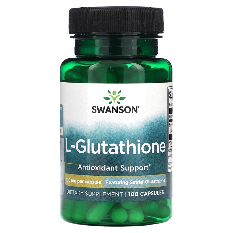 L-глутатион SWANSON L-Glutathione Featuring Setria Glutathione капсулы 100 мг 100 шт.