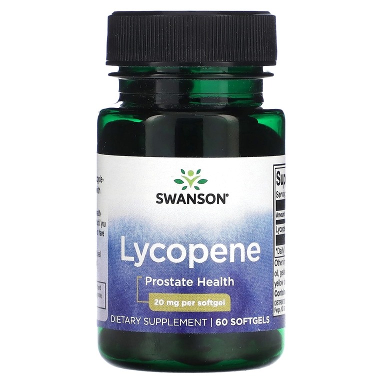 

Ликопин SWANSON Lycopene мягкие таблетки 20 мг 60 шт.