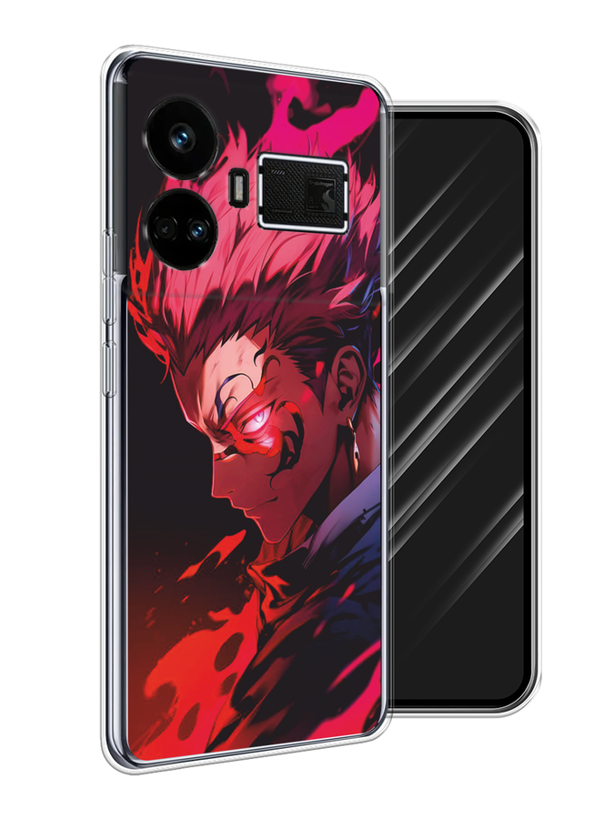

Чехол Awog на Realme GT5 "Взгляд Сукуны", Розовый;красный;черный, 2515050-1