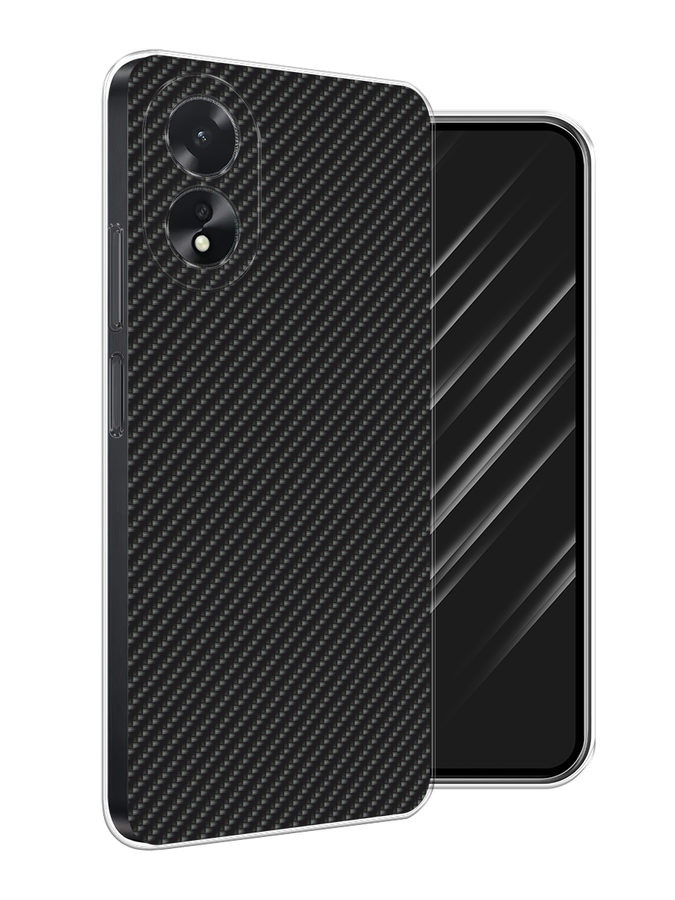 

Чехол Awog на Oppo A38 "Черный карбон", 2515350-1