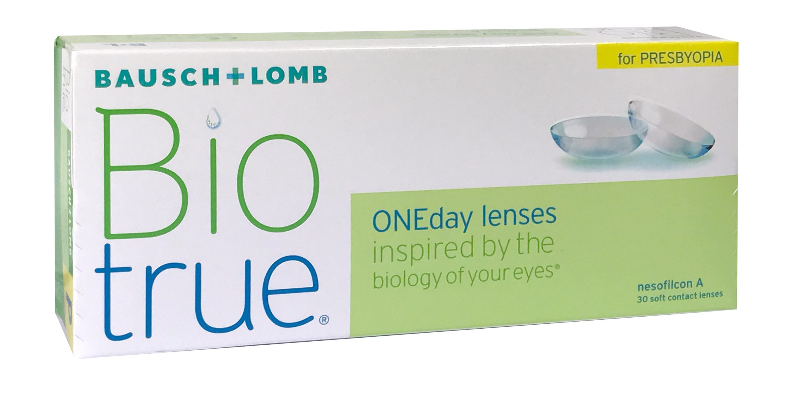 Контактные линзы Bausch&Lomb Biotrue ONEday for Presbyopia, 30 линз, -1, 50 R 8, 6 Low  - купить