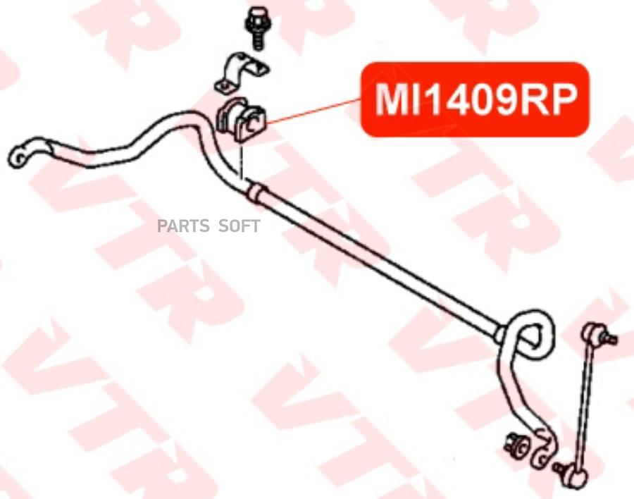 

Полиуретановая Втулка Стабилизатора Передней Подве VTR арт. MI1409RP