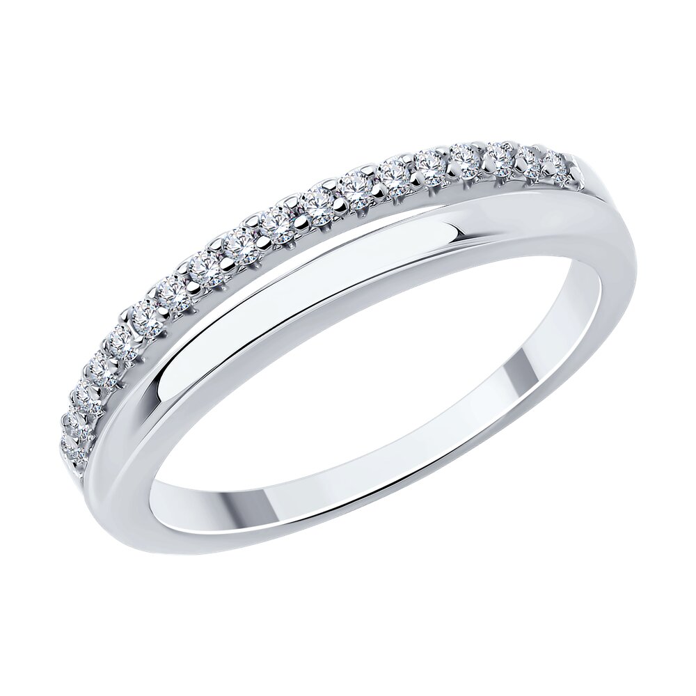 

Кольцо из серебра р. 16 SOKOLOV 94014013-91, фианит, 94014013-91