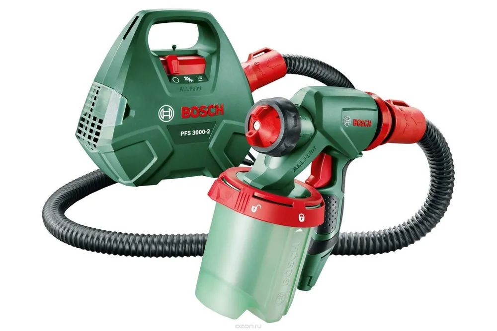 Краскопульт электрический Bosch PFS 3000-2 1л нижний бачок 0603207100