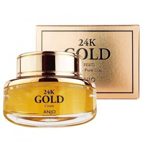 Крем для лица ANJО Professional с биозолотом, 24K GOLD CREAM, 50 мл pulanna дневной защитный крем био золото и виноград bio gold