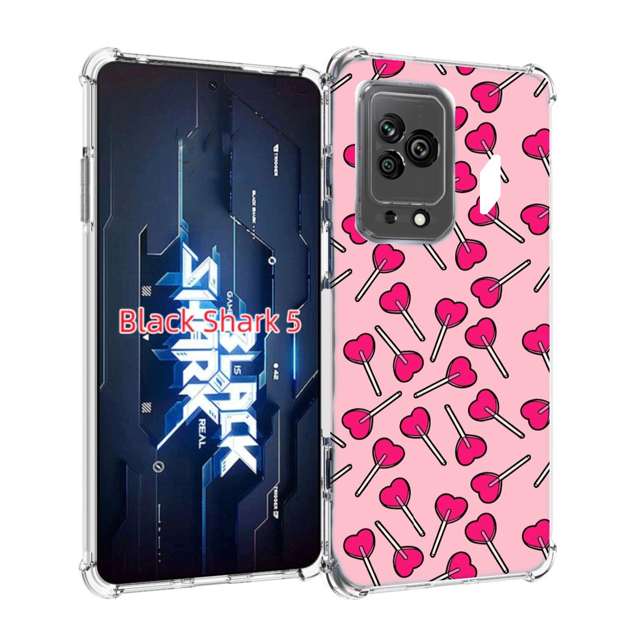 

Чехол MyPads много лединцов для Xiaomi Black Shark 5, Прозрачный, Tocco