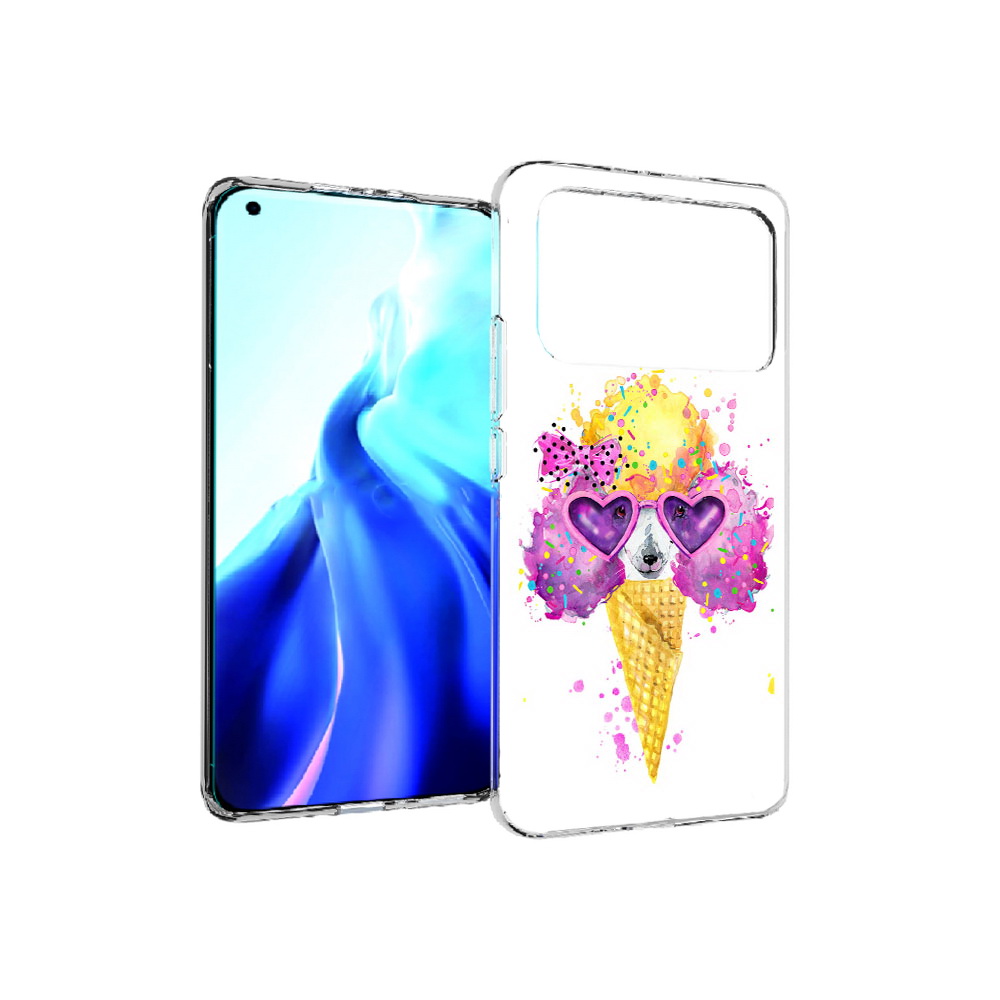 

Чехол MyPads Tocco для Xiaomi Mi 11 Ultra Рожок (PT160500.261.146), Прозрачный, Tocco