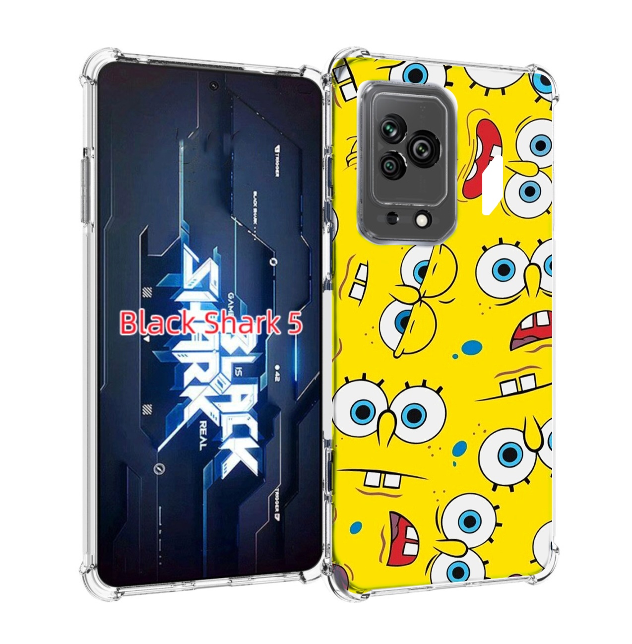 

Чехол MyPads много-спанч-боба для Xiaomi Black Shark 5, Прозрачный, Tocco