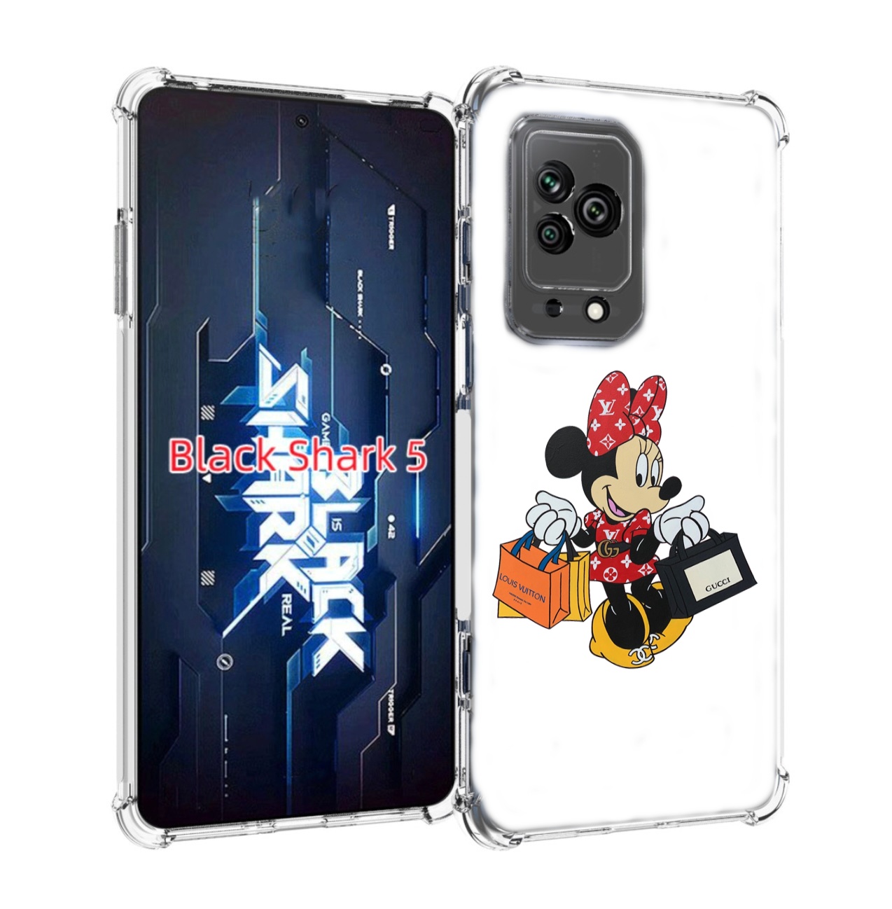 

Чехол MyPads модная-девочка-из-микки-мауса женский для Xiaomi Black Shark 5, Прозрачный, Tocco