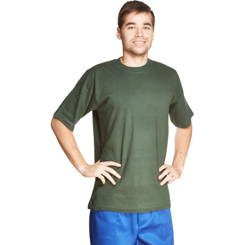 

Футболка (160 г.) с коротким рукавом т.-злн.(XXL), Зеленый, кор.рукав 160 гр