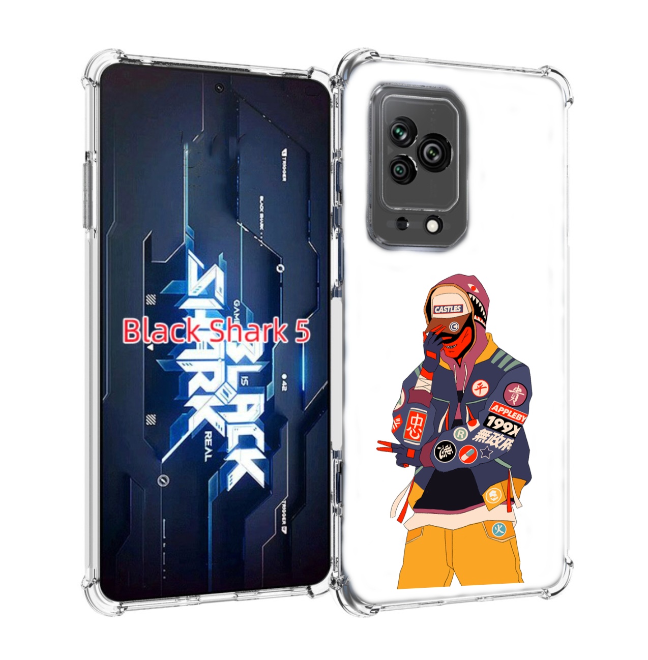 

Чехол MyPads модник для Xiaomi Black Shark 5, Прозрачный, Tocco