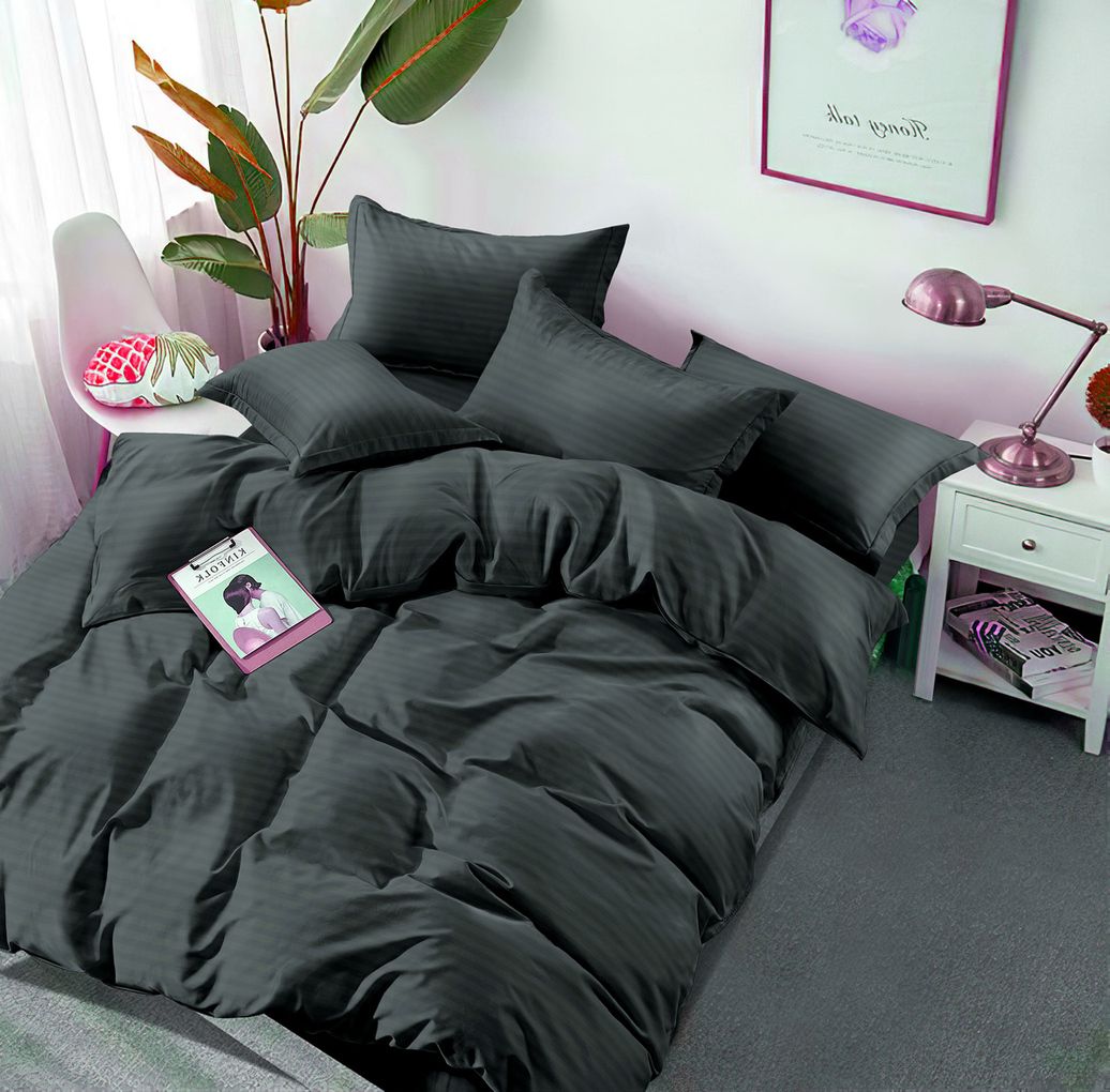 

Простыня Maktex из страйп-сатина на резинке 120x200x20 Вулкан 1х1, из страйп-сатина на резинке 120 х 200 х 20