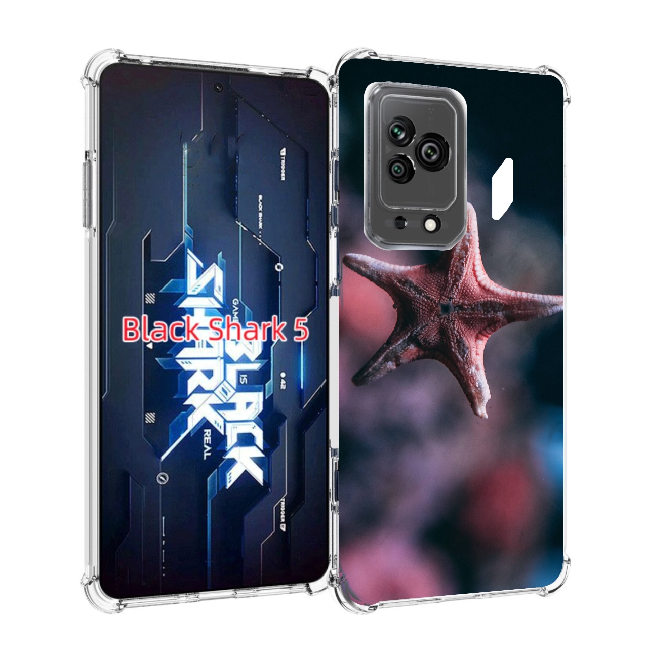 

Чехол MyPads морская-звезда---starfish для Xiaomi Black Shark 5, Прозрачный, Tocco