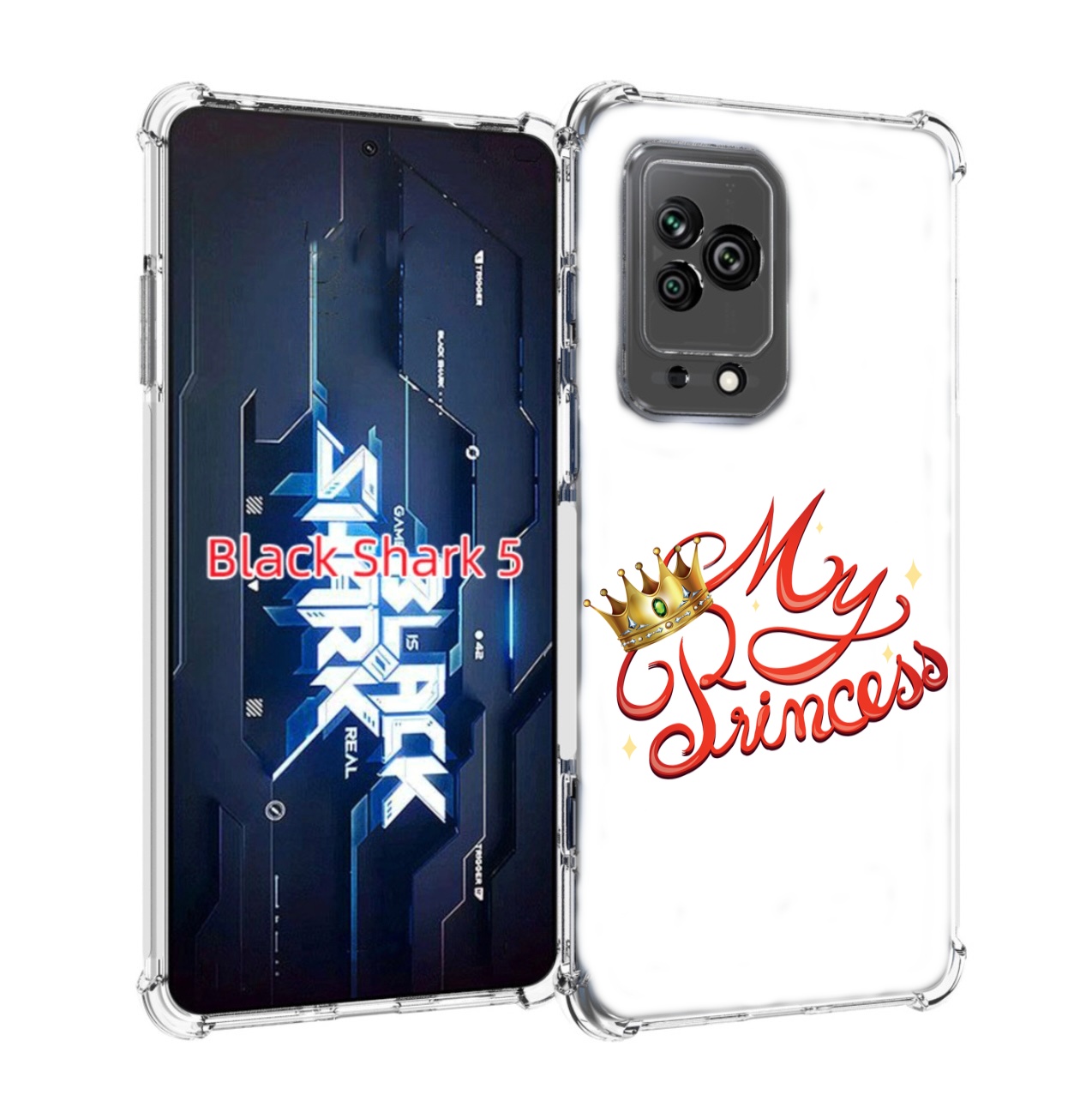 

Чехол MyPads моя-принцесска детский для Xiaomi Black Shark 5, Прозрачный, Tocco
