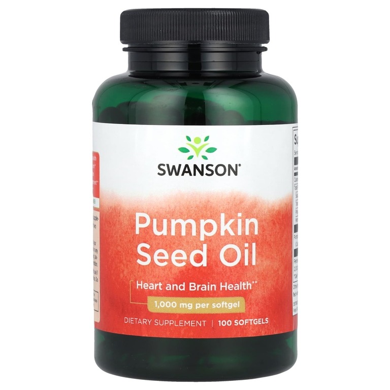 Тыквенное масло SWANSON Pumpkin Seed Oil капсулы 1,000 мг 100 шт.