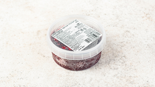 

Протертые ягоды ВкусВиллАйс Смородина черная с сахаром 200 г