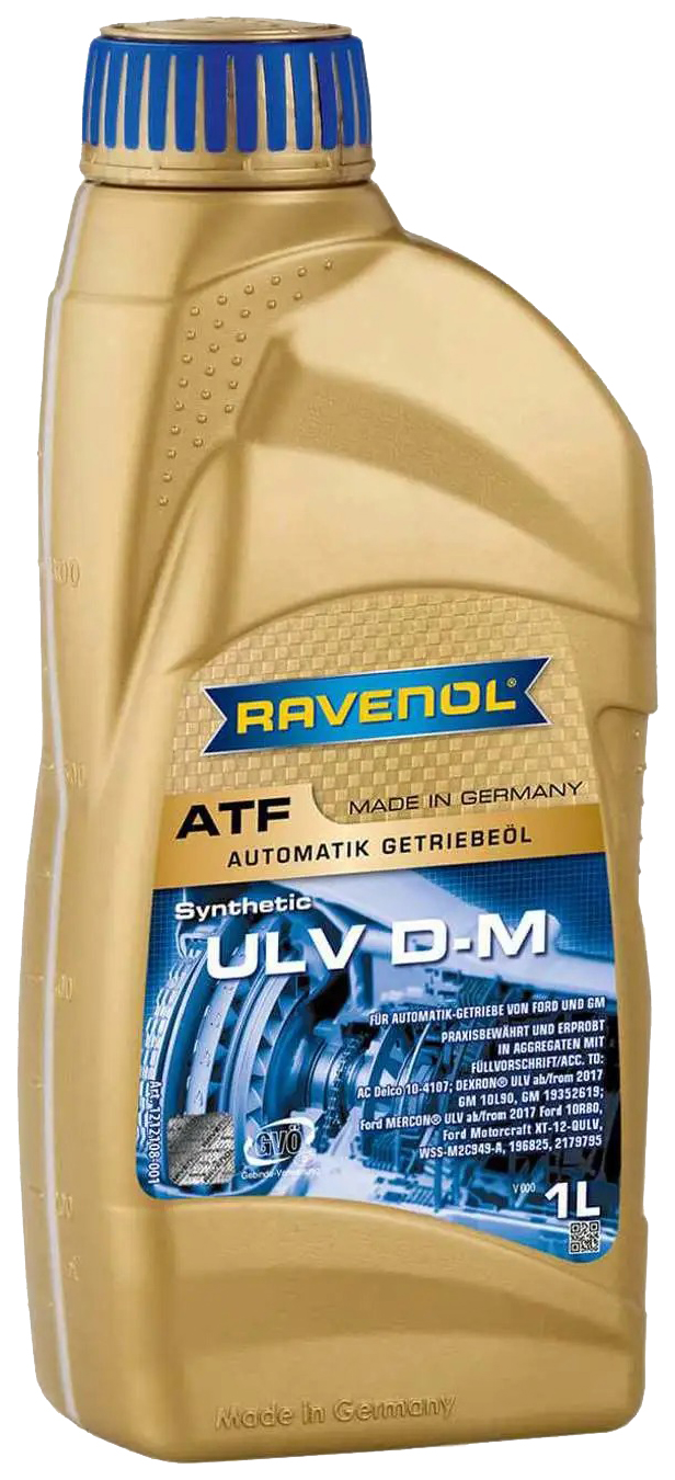 

Трансмиссионное масло RAVENOL 1212108-001-01-999 ATF ULV D-M