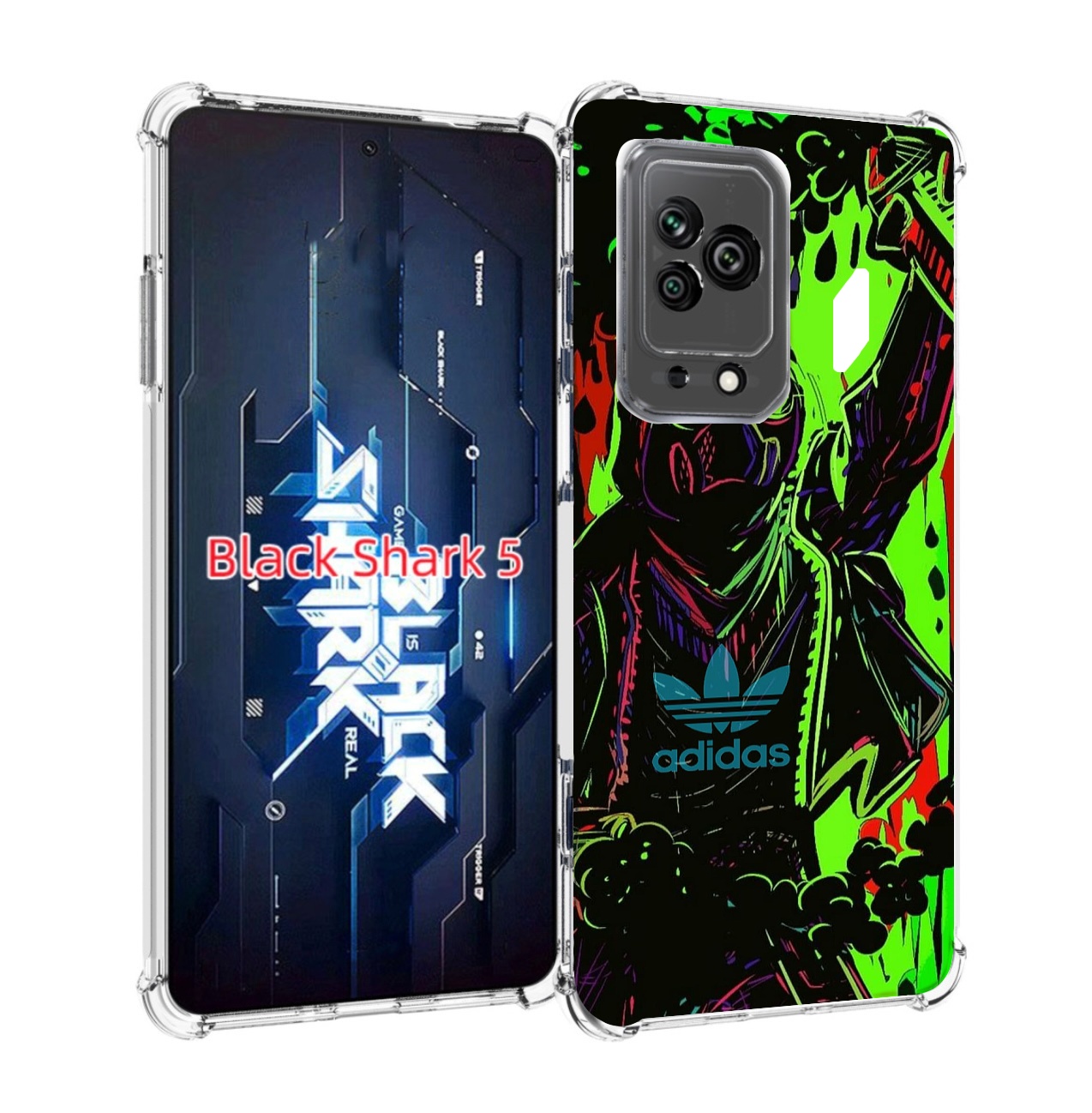 

Чехол MyPads мужчина в красках адидас для Xiaomi Black Shark 5, Прозрачный, Tocco