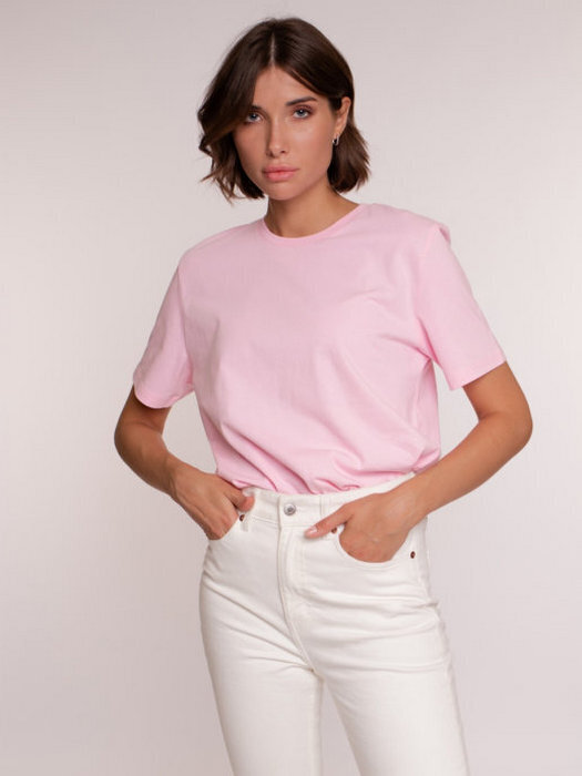 

Футболка женская Uzcotton 1-UZ-W-F-M розовая XXL, Розовый, 1-UZ-W-F-M