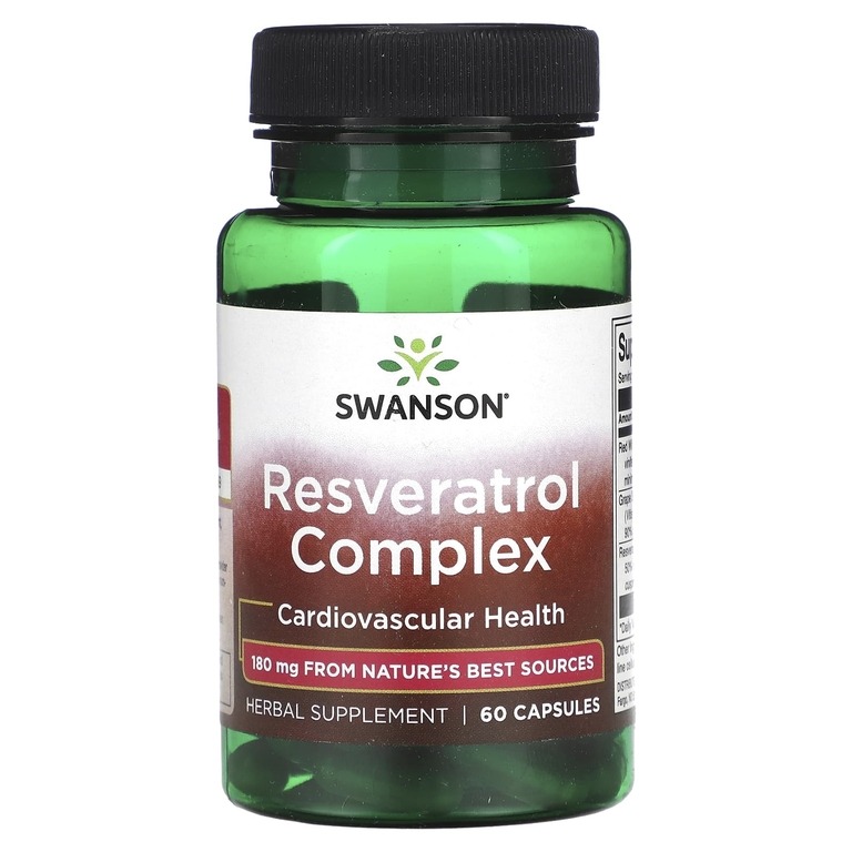 

Ресвератрол комплекс SWANSON Resveratrol Complex капсулы 180 мг 60 шт.