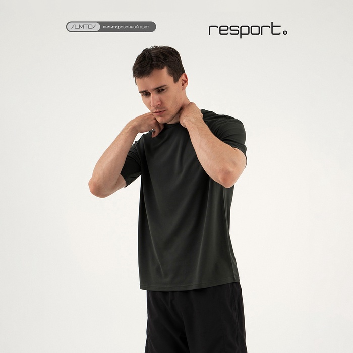 

Футболка мужская Resport 1020_1 зеленая L, Зеленый, 1020_1