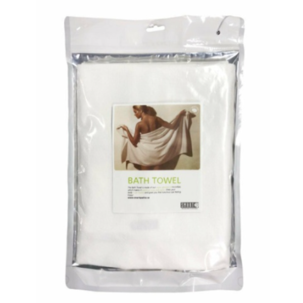 

Полотенце банное Smart Microfiber, махровое, белое