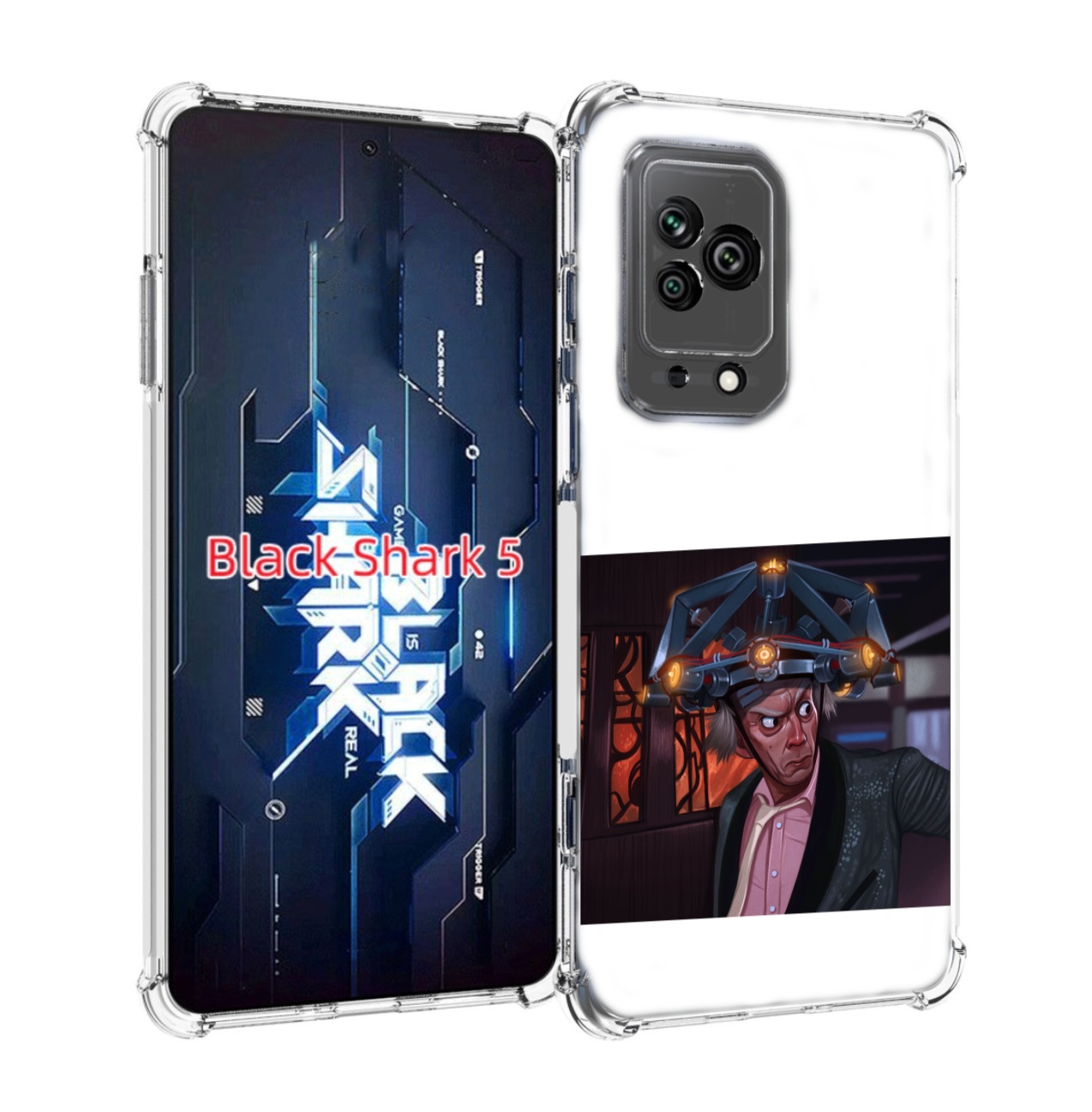 

Чехол MyPads назад-в-будущее для Xiaomi Black Shark 5, Прозрачный, Tocco