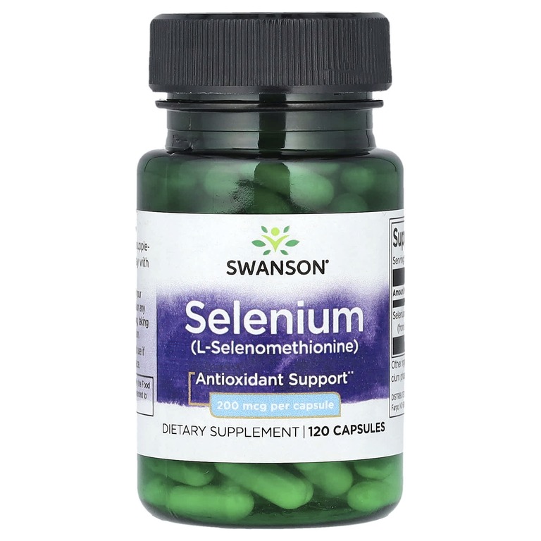 Селен SWANSON Selenium капсулы 200 мкг 120 шт.