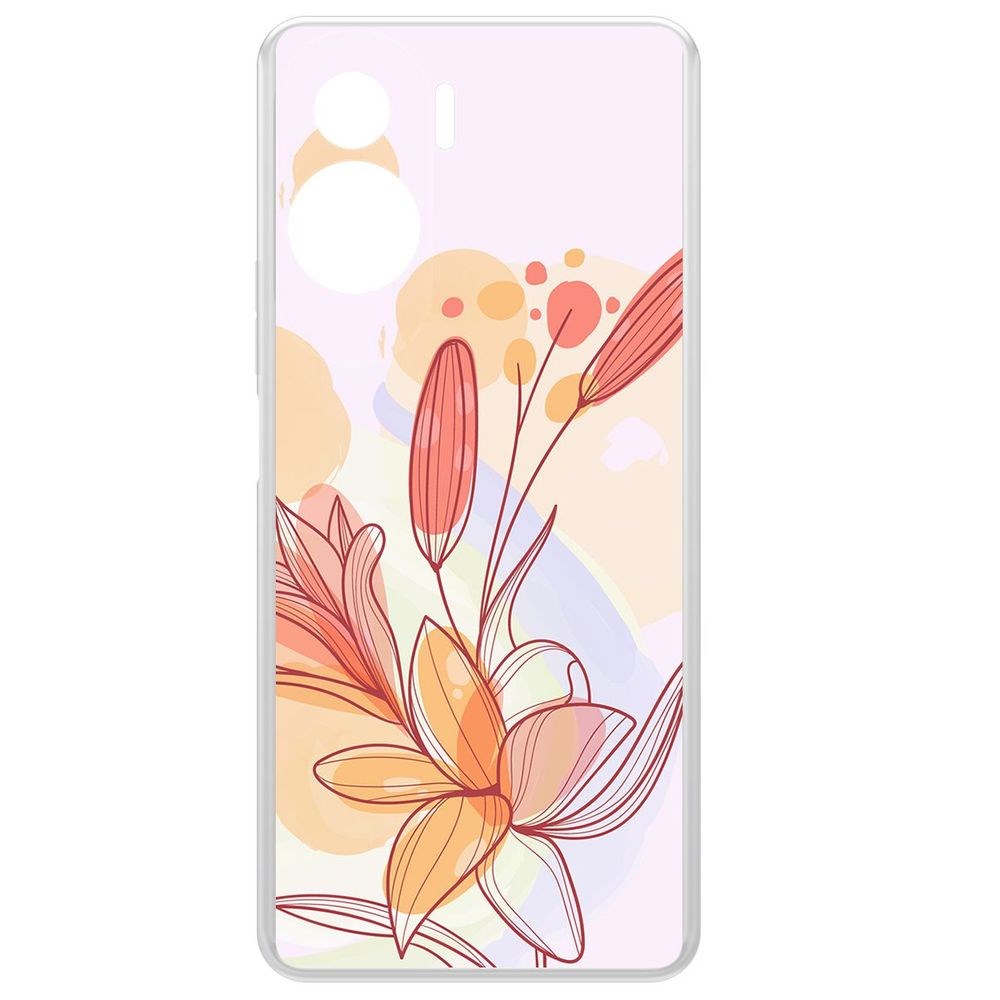 

Чехол-накладка Krutoff Clear Case Фантазия для Honor 90 Lite, Прозрачный