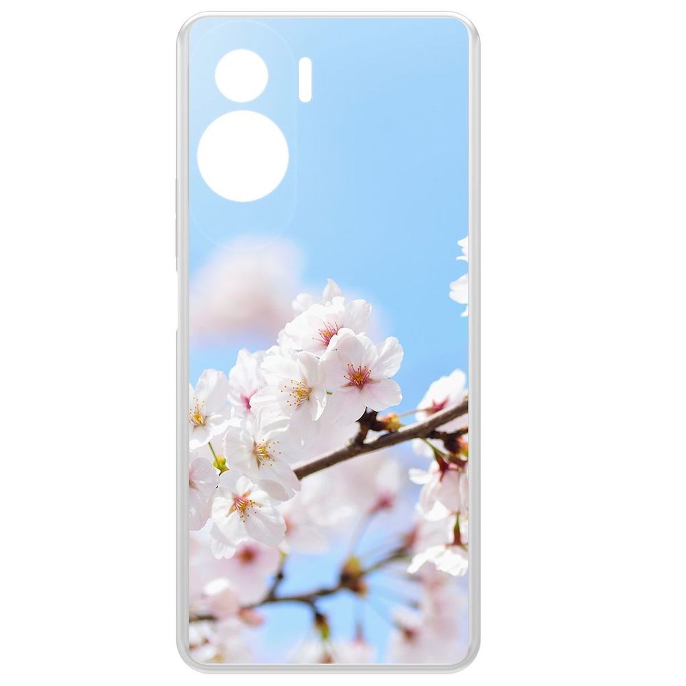 

Чехол-накладка Krutoff Clear Case Цветение для Honor 90 Lite